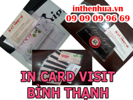 In card visit Bình Thạnh
